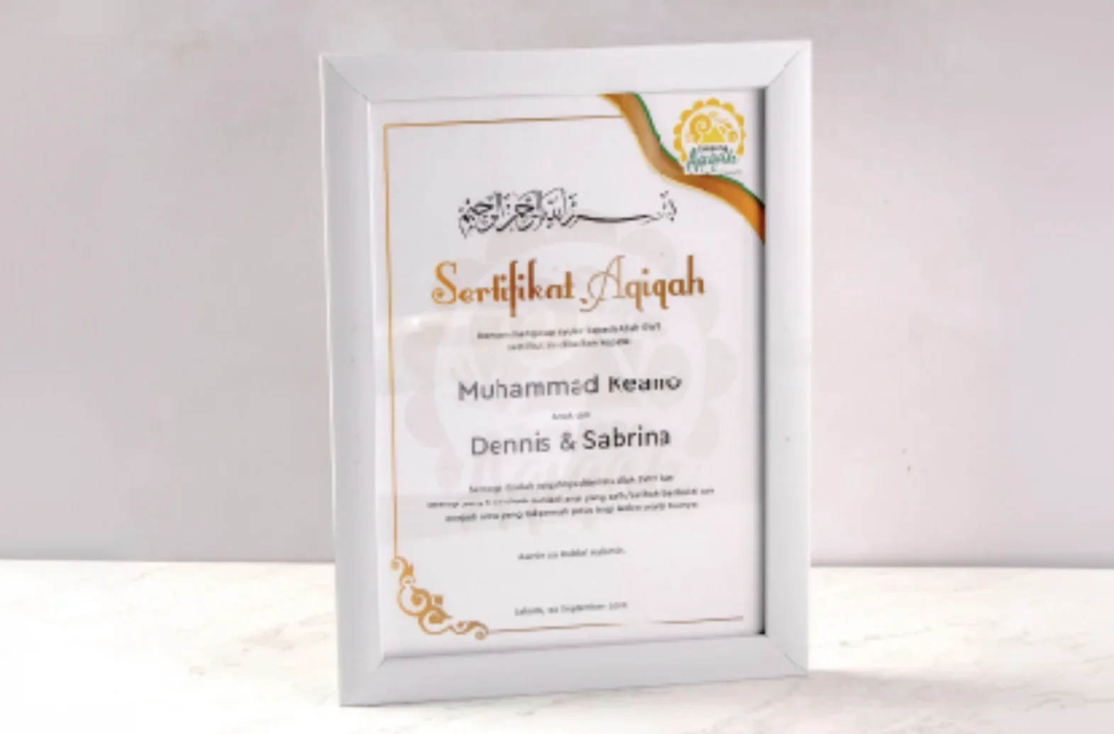 Free Sertifikat Aqiqah
